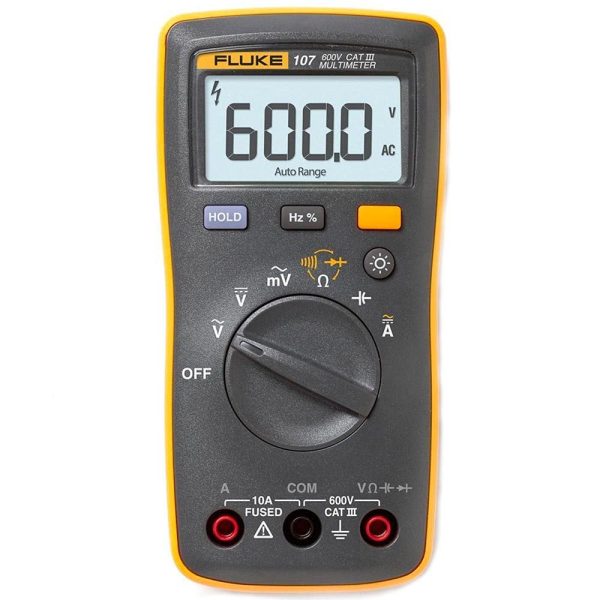 Fluke107 Digital Multimeter AC, DC Voltage to 600V - Image 1